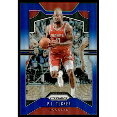 2019-20 Panini Prizm Prizms Blue #111 P.J. Tucker