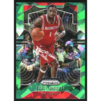 2019-20 Panini Prizm Prizms Green Ice #26 Tracy McGrady