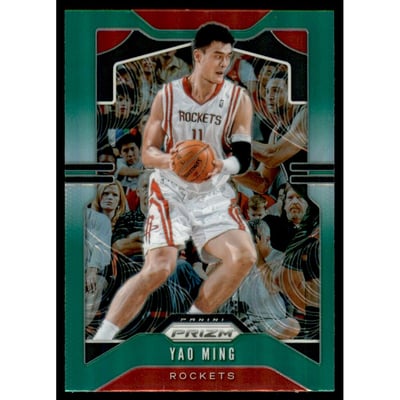 2019-20 Panini Prizm Prizms Green #7 Yao Ming