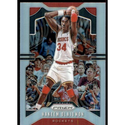 2019-20 Panini Prizm Prizms Silver #4 Hakeem Olajuwon