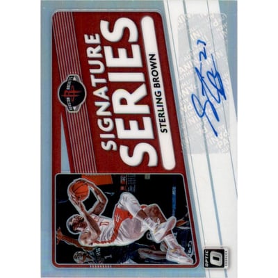 2020-21 Donruss Optic Signature Series Holo #11 Sterling Brown
