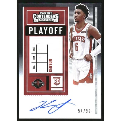2020-21 Panini Contenders Playoff Ticket #122 Kenyon Martin Jr. AU