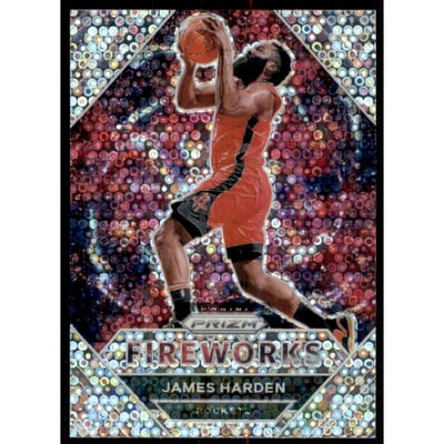 2020-21 Panini Prizm Fireworks Fast Break #11 James Harden
