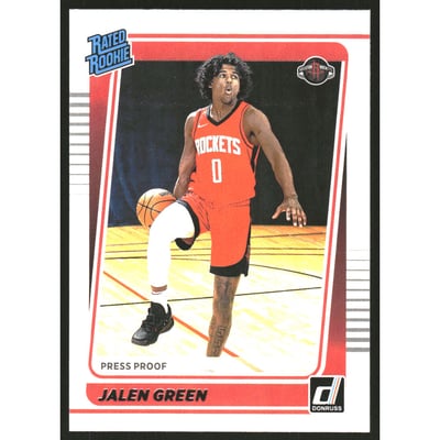 2021-22 Donruss Press Proof Silver #209 Jalen Green RR