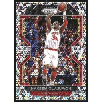 2021-22 Panini Prizm Prizms Fast Break #265 Hakeem Olajuwon