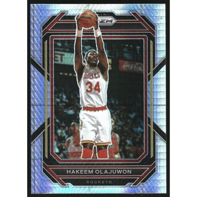 2022-23 Panini Prizm Prizms Hyper #290 Hakeem Olajuwon