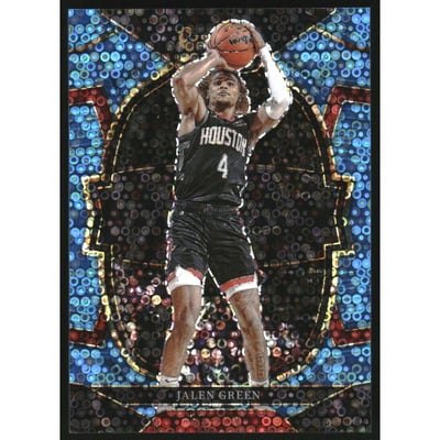 2022-23 Select Prizms Light Blue Disco #52 Jalen Green