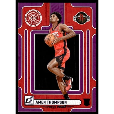 2023-24 Donruss Hardwood Masters Press Proof Purple #1 Amen Thompson
