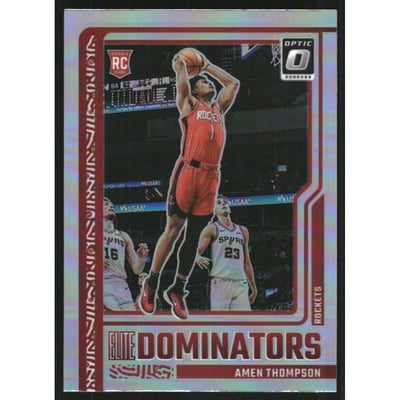 2023-24 Donruss Optic Elite Dominators Holo #15 Amen Thompson