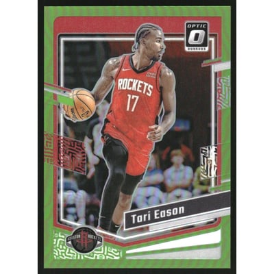 2023-24 Donruss Optic Lime Green #123 Tari Eason