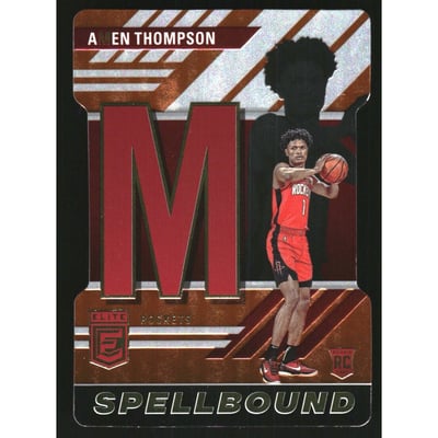 2023-24 Elite Spellbound Orange Die Cut #17 Amen Thompson