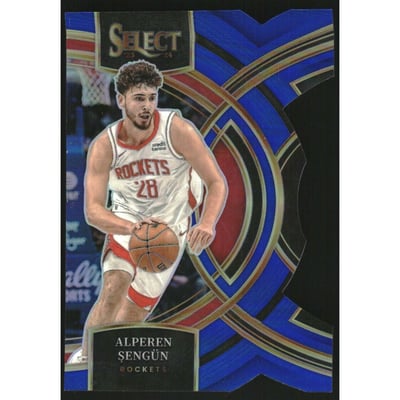 2023-24 Select Prizms Blue Die-Cut #188 Alperen Sengun