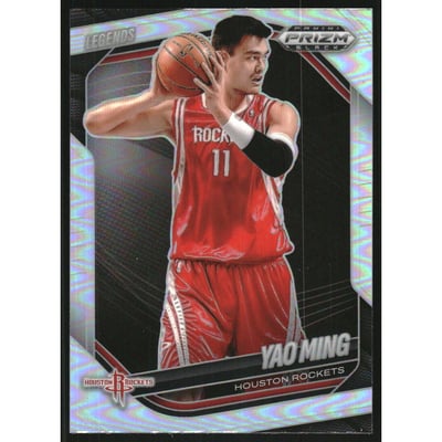 2024-25 Panini Prizm Black Prizms Silver #264 Yao Ming LGD