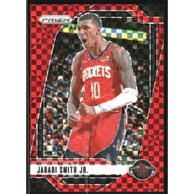2024-25 Panini Prizm Prizms Red Power #77 Jabari Smith Jr.