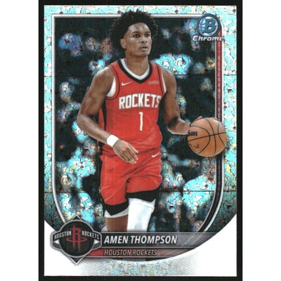 2025-26 Bowman Chrome Mini-Diamond Refractors #BCV134 Amen Thompson