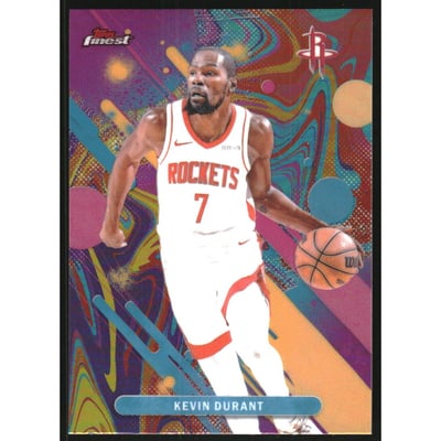 2025-26 Finest Oil Spill Refractors #83 Kevin Durant C