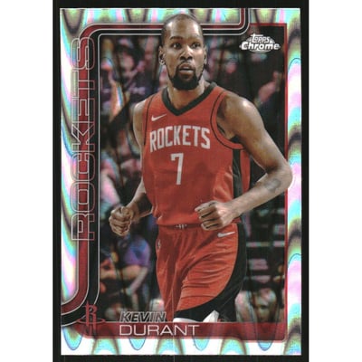 2025-26 Topps Chrome RayWave Refractors #155 Kevin Durant