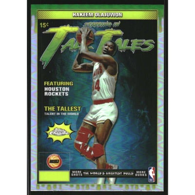 2025-26 Topps Chrome Tall Tales Refractors #TT12 Hakeem Olajuwon