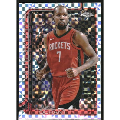 2025-26 Topps Chrome X-Fractors #155 Kevin Durant