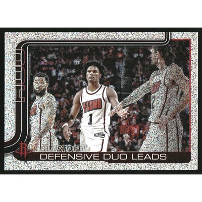 2025-26 Topps Sandglitter #297 Blastoff!/Fred VanVleet/Amen Thompson/Steven Adams