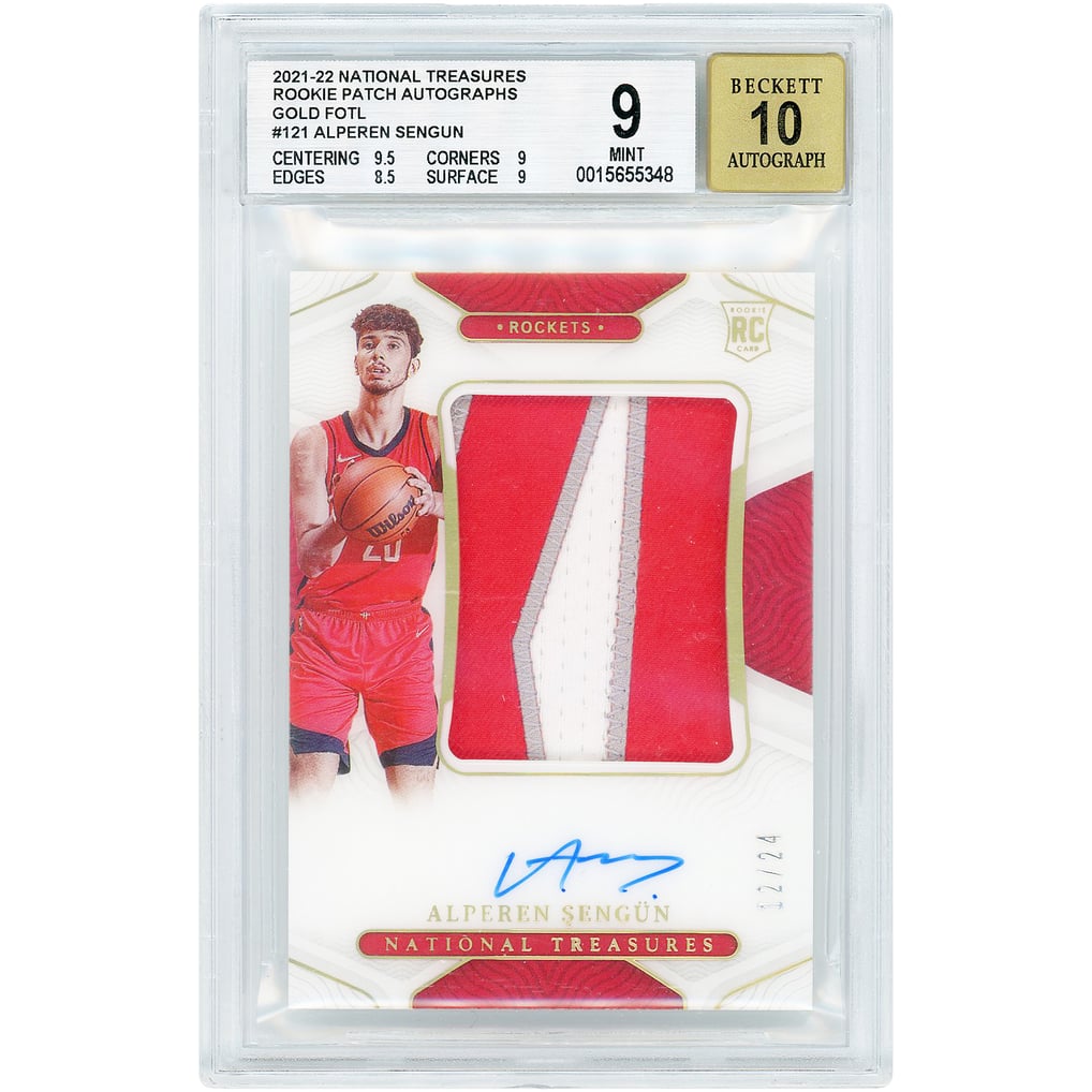 Alperen Şengün Houston Rockets Autographed 2021-22 Panini National 