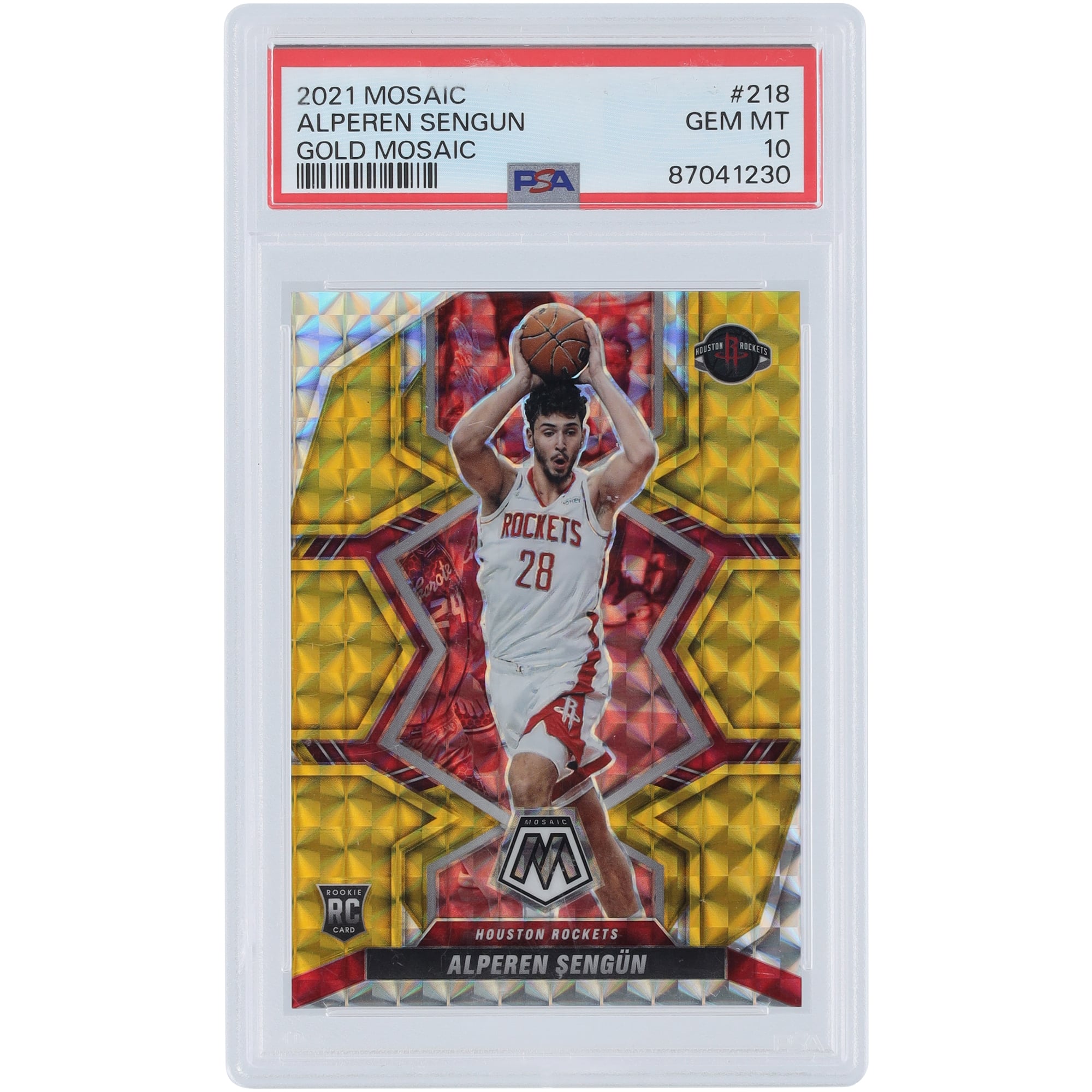 ALPEREN SENGÜN Rookie Card HOUSTON ROCKETS