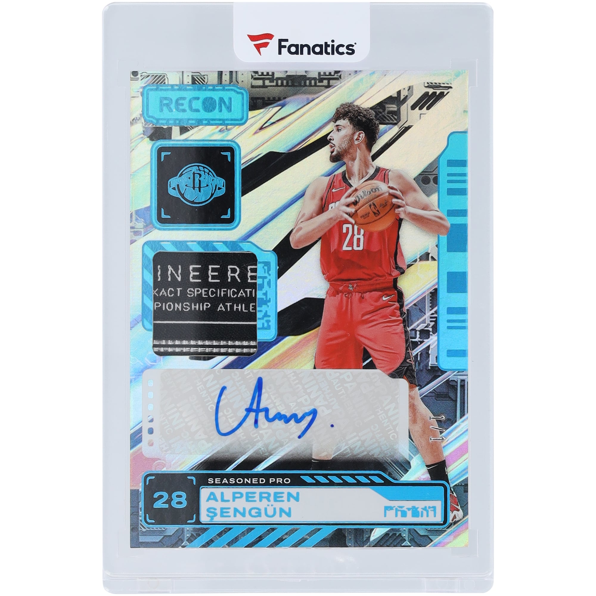 Alperen Sengun Houston Rockets Autographed 2023-24 Panini Recon 