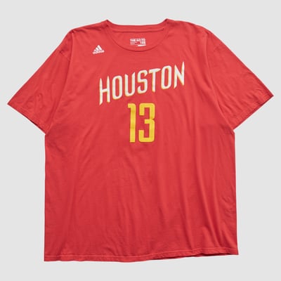 Houston Rockets Adidas 2010s T-shirt - Red - 2XL by Fanatics Real Vintage