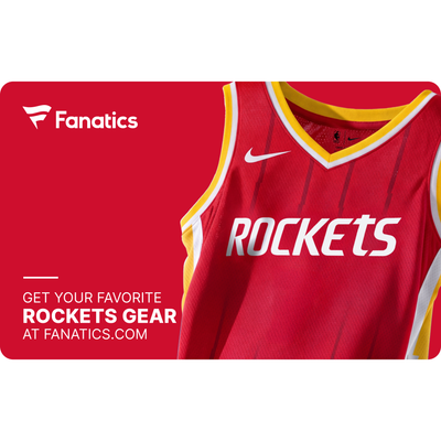 Houston Rockets Fanatics eGift Card ($10 - $500)