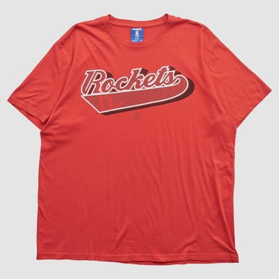 Houston Rockets UNK 2010s T-shirt - Red - 2XL by Fanatics Real Vintage