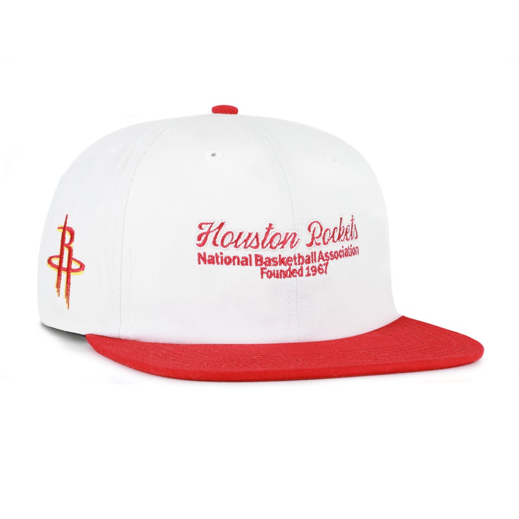 Houston Rockets '47 Script Stack Captain Snapback Hat - Cream