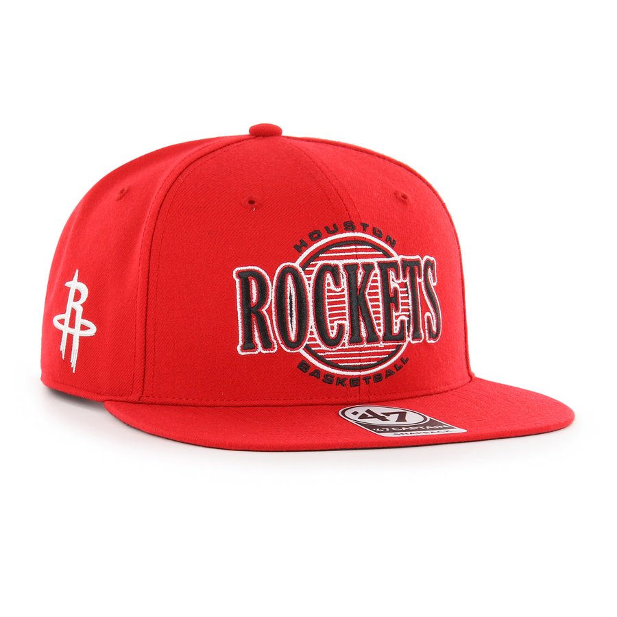 Men's Houston Rockets '47 Red High Post Captain Snapback Hat