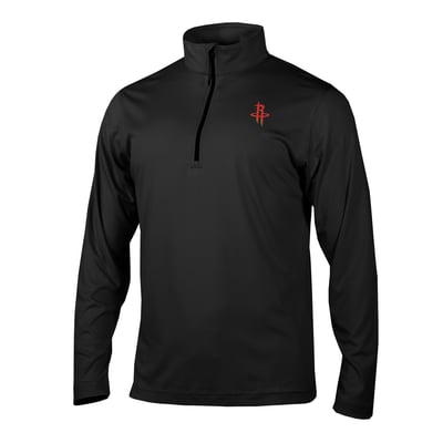 Houston Rockets Columbia Fairway Break Quarter-Zip Pullover - Black