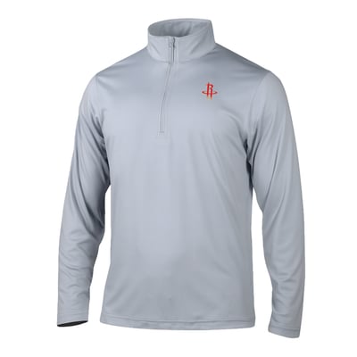 Houston Rockets Columbia Fairway Break Quarter-Zip Pullover - Gray