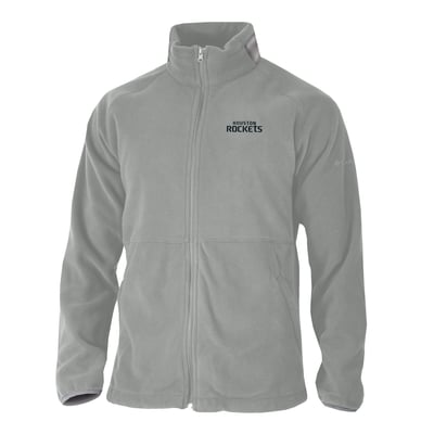 Houston Rockets Columbia Everest Ridge Full-Zip Fleece Jacket - Silver