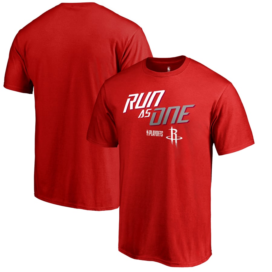 Houston Rockets Playoff T Shirts Youth Fanatics Red Houston Rockets