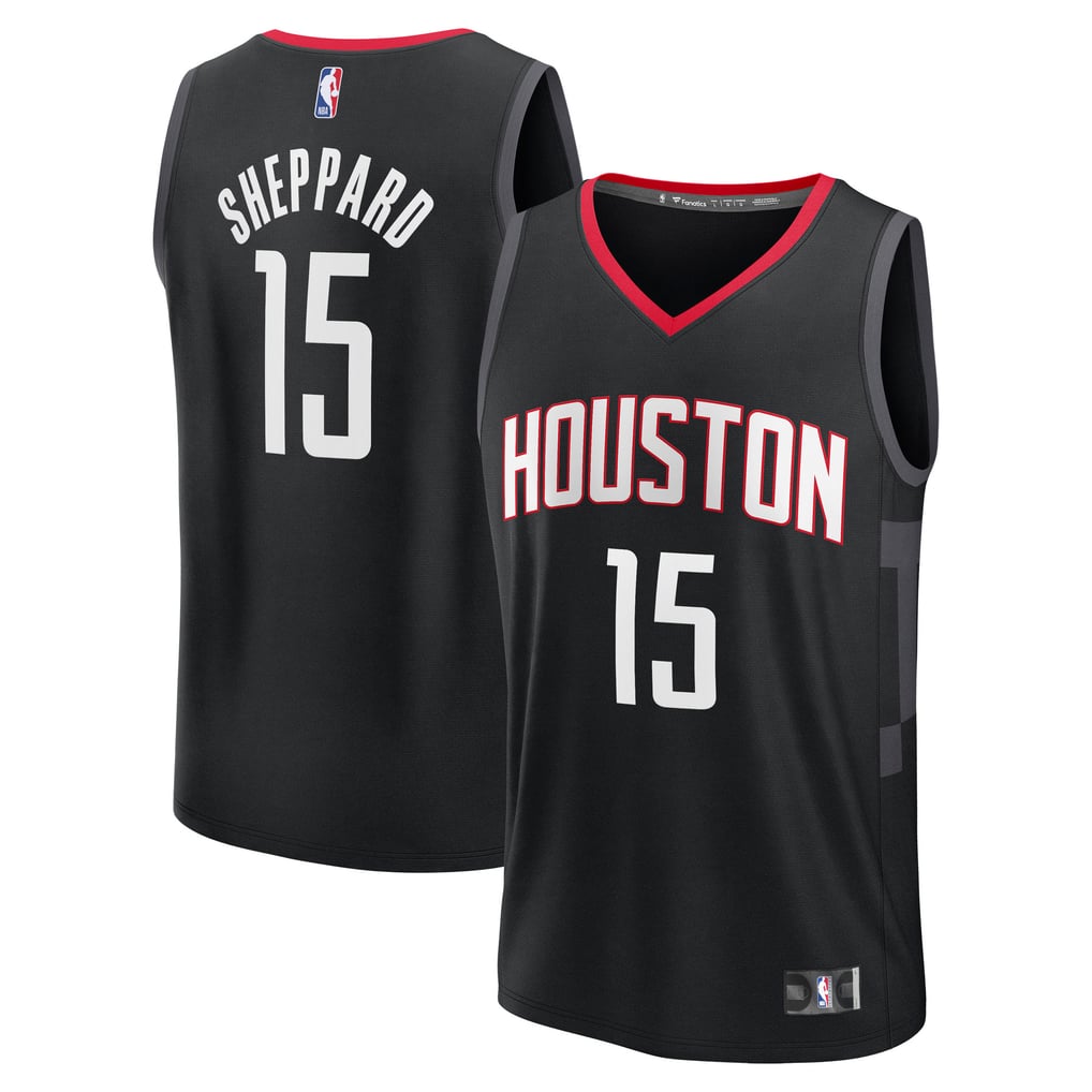 Reed Sheppard Houston Rockets Fanatics Fast Break Replica Player Jersey - Statement Edition - Black