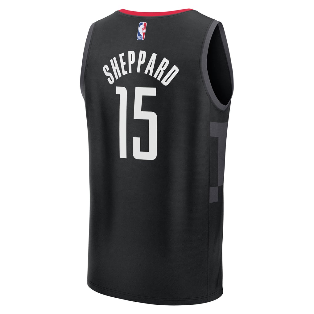 Reed Sheppard Houston Rockets Fanatics Fast Break Replica Player Jersey - Statement Edition - Black