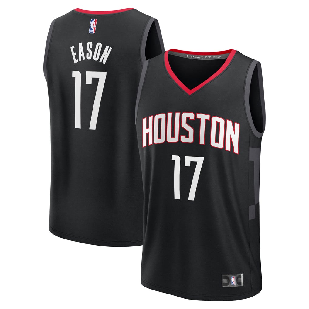 Tari Eason Houston Rockets Fanatics Fast Break Replica Player Jersey - Statement Edition - Black