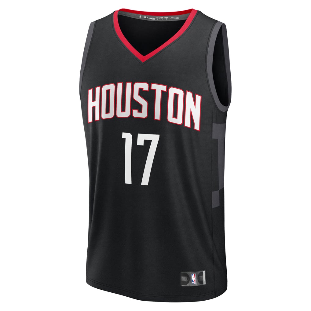 Tari Eason Houston Rockets Fanatics Fast Break Replica Player Jersey - Statement Edition - Black