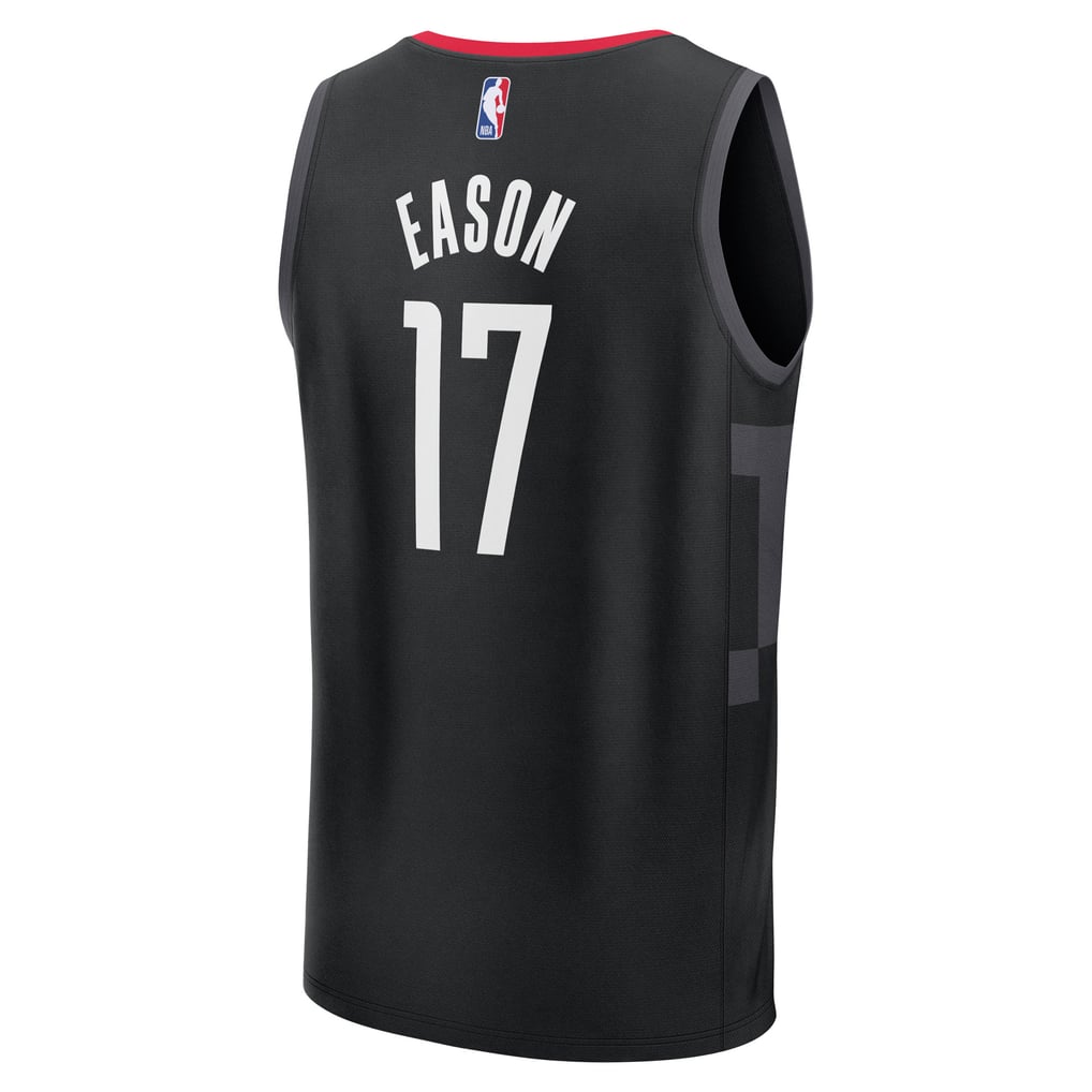 Tari Eason Houston Rockets Fanatics Fast Break Replica Player Jersey - Statement Edition - Black