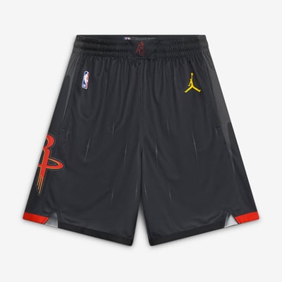 Houston Rockets Jordan Brand Statement Edition Swingman Shorts - Black