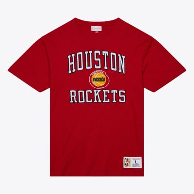  Houston Rockets Mitchell & Ness Hardwood Classics Legendary Slub T-Shirt - Red