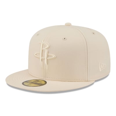 Houston Rockets New Era Color Pack 59FIFTY Fitted Hat - Cream