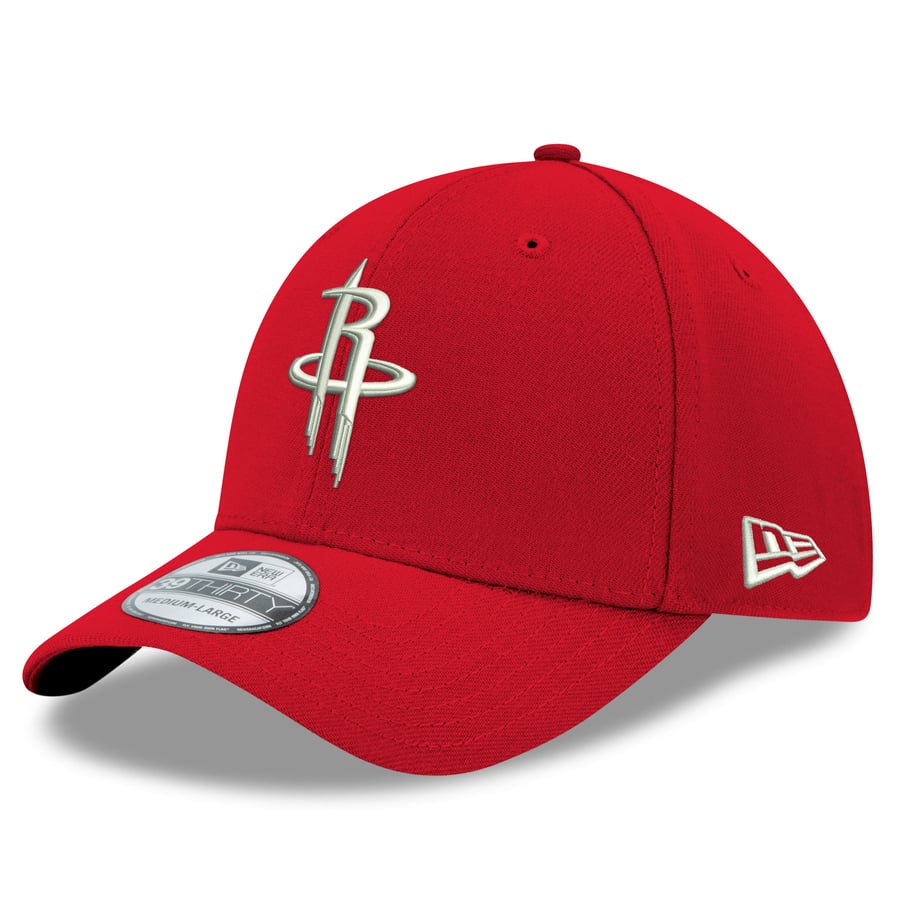 Houston Red Rockets Men's Houston Rockets New Era Red Team Classic 39THIRTY Flex Hat
