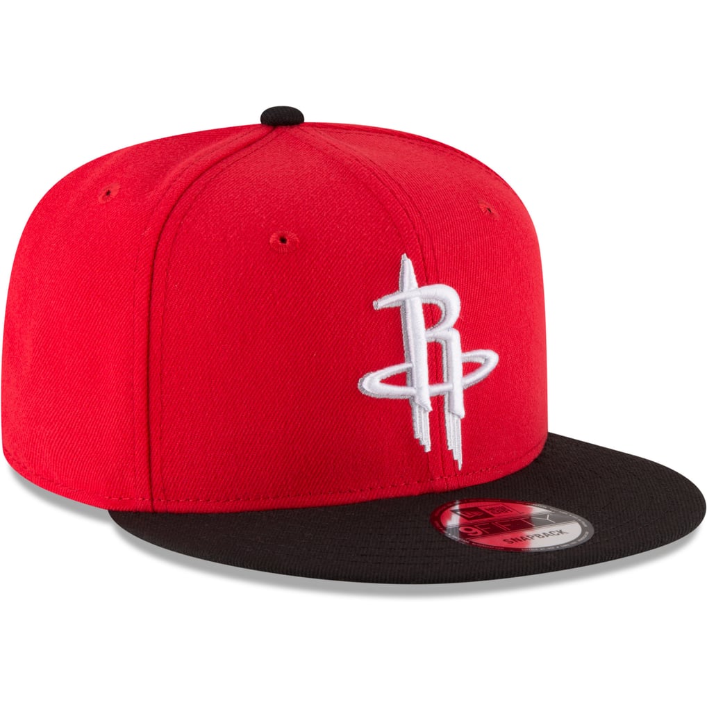 Houston Rockets New Era Two-Tone 9FIFTY Adjustable Hat - Red/Black