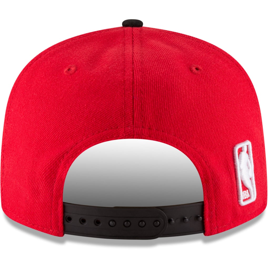 Houston Rockets New Era Two-Tone 9FIFTY Adjustable Hat - Red/Black