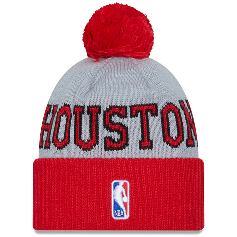 Houston Rockets Hat Knit Mitchell & Ness HWC NBA Team Logo Houston