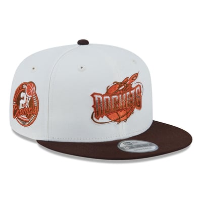  Houston Rockets New Era Pumpkin Spice 9FIFTY Snapback Hat - White