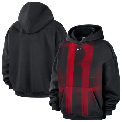 Houston Rockets Nike 2026 Standard Issue Practice Icon Fleece Pullover Hoodie - Black
